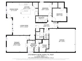 1723  Barberry Hill Road , Providence Village Texas 76227