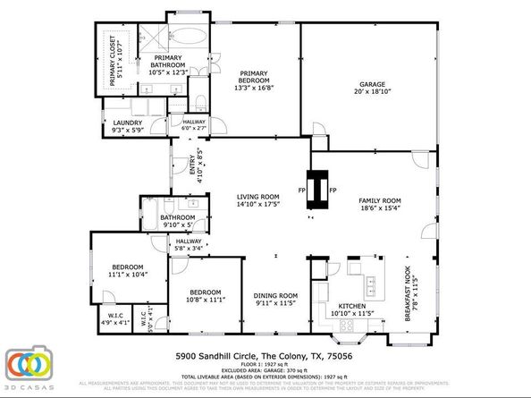 5900  Sandhill Circle , The Colony Texas 75056
