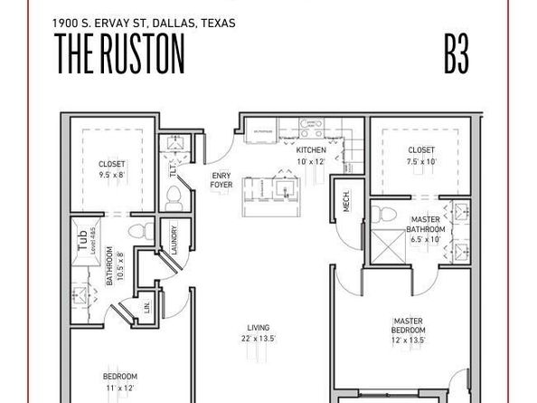 1900 S Ervay Street  408, Dallas Texas 75215