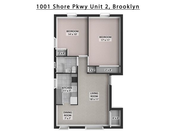 1001 Shore Parkway 2B, Brooklyn NY 11228
