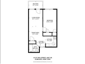 41-23 76th Street 2B, Elmhurst NY 11373