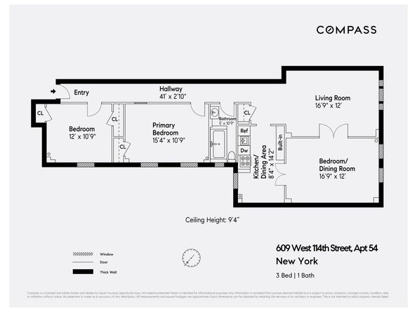 609 West 114th Street 54, New York NY 10025