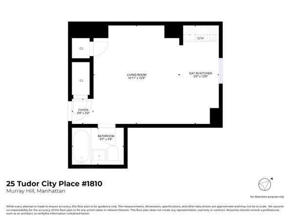 25 Tudor City Place 1810, New York NY 10017