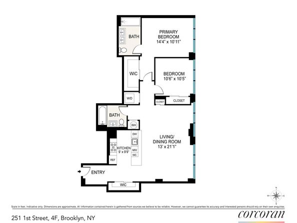 251 1st Street 4F, Brooklyn NY 11215