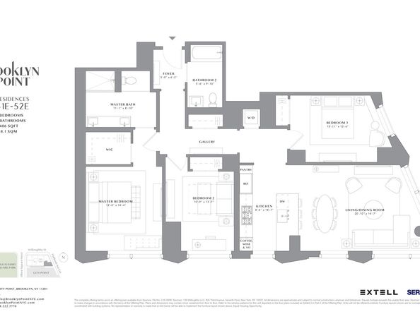 1 City Point 52E, Brooklyn NY 11201