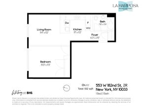 553 West 182nd Street 2R, New York NY 10033