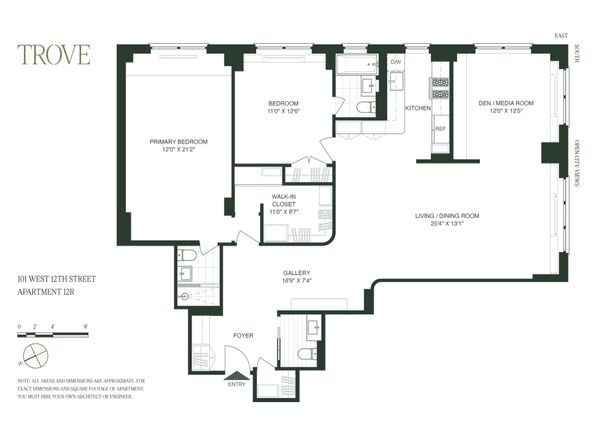 101 West 12th Street 12R, New York NY 10011