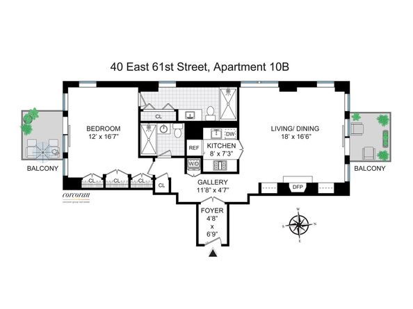 40 East 61st Street 10B, New York NY 10065
