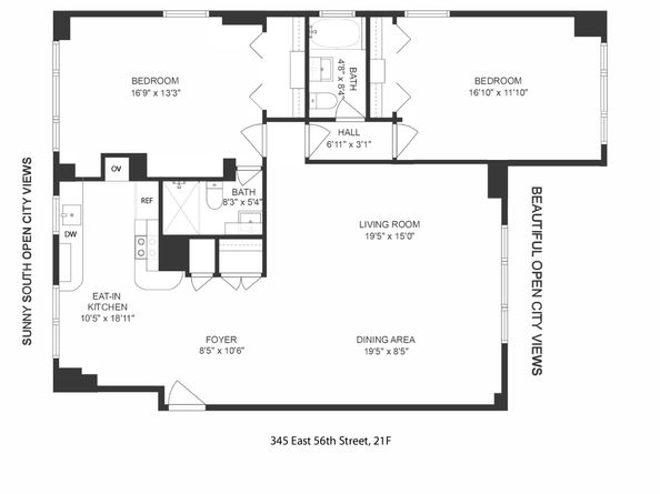 345 East 56th Street 21F, New York NY 10022