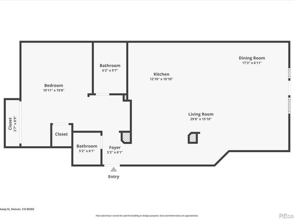 1801 Wynkoop Street 203, Denver CO 80202