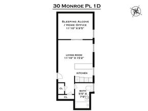 30 Monroe Place 1D, Brooklyn NY 11201