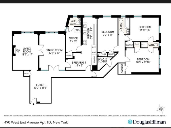 490 West End Avenue 1D, New York NY 10024