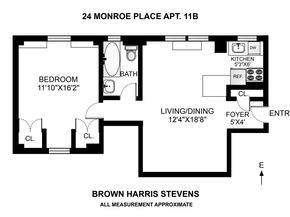 24 Monroe Place 11B, Brooklyn NY 11201