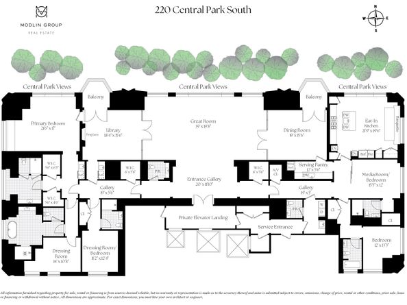 220 Central Park S 62, New York NY 10019