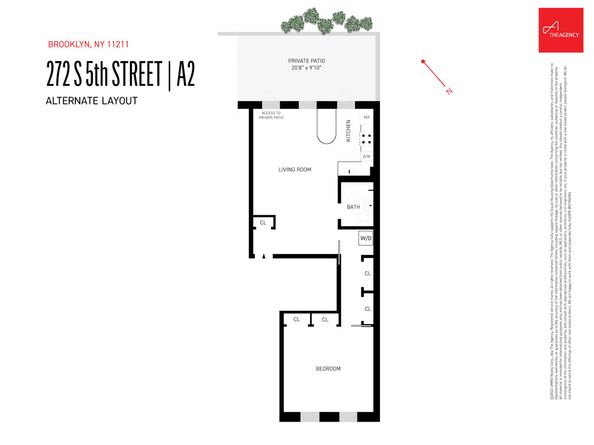 272 South 5th Street A2, Brooklyn NY 11211