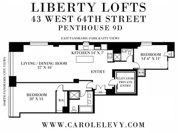 43 West 64th Street PH9D, New York NY 10023
