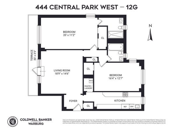 444 Central Park W 12G, New York NY 10025