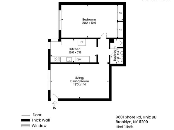 9801 Shore Road BB, Brooklyn NY 11209