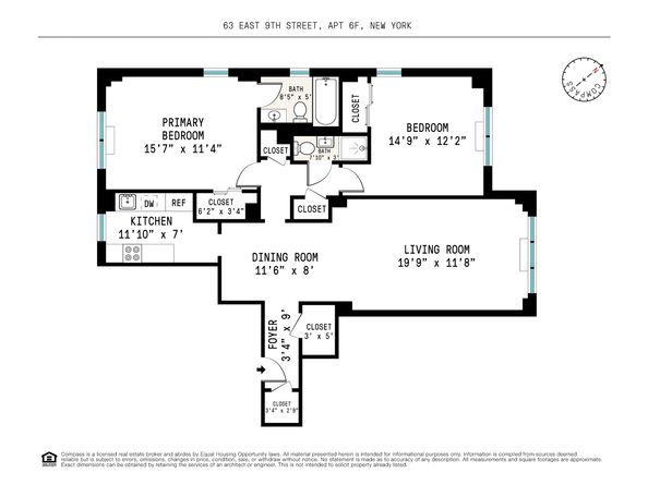63 East 9th Street 6F, New York NY 10003