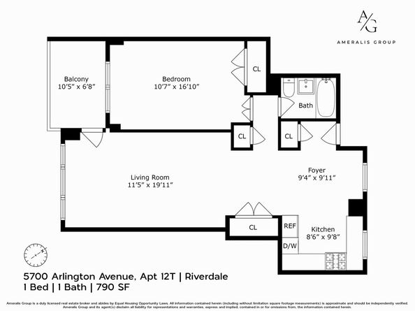 5700 Arlington Avenue 12T, Bronx NY 10471