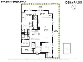 60 Collister Street PH4A, New York NY 10013