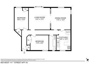 605 West 111th Street 43, New York NY 10025