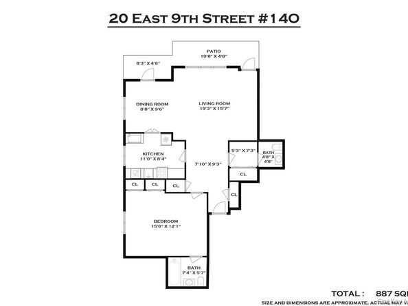 20 E 9th Street 14O, New York (Manhattan) NY 10003