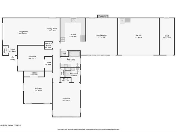 3209  Newcastle Drive , Dallas Texas 75220