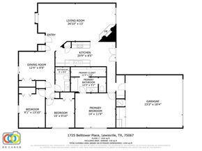 1725  Belltower Place , Lewisville Texas 75067