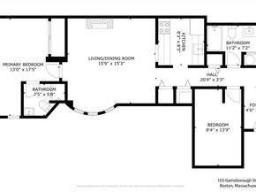 103 Gainsborough St 108, Boston MA 02115