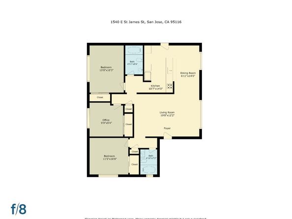 1540 E Saint James Street, San Jose CA 95116