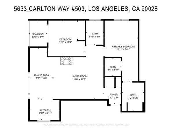 5633 Carlton Way 503, Hollywood (los Angeles) CA 90028