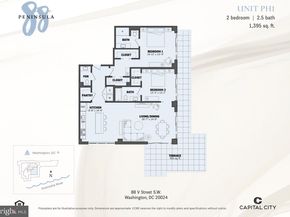 88 V Street SW PH1, Washington DC 20024