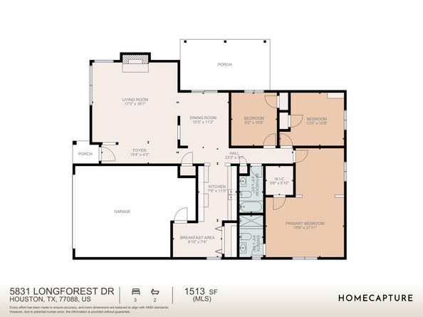 5831 Longforest Drive, Houston TX 77088