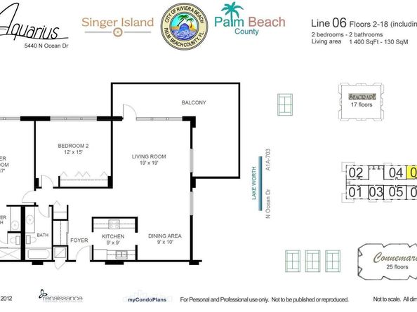 5440 N Ocean Drive 1206, Riviera Beach FL 33404