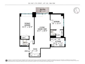 201 East 17th Street 15C, New York NY 10003