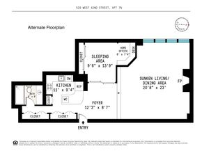 529 West 42nd Street 7N, New York NY 10036