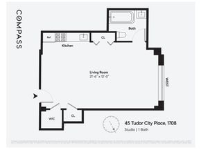 45 Tudor City Place 1708, New York NY 10017