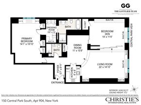 150 Central Park S 904, New York NY 10019