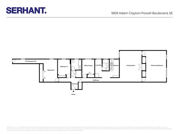 1809 Adam C Powell Boulevard 5E, New York NY 10026