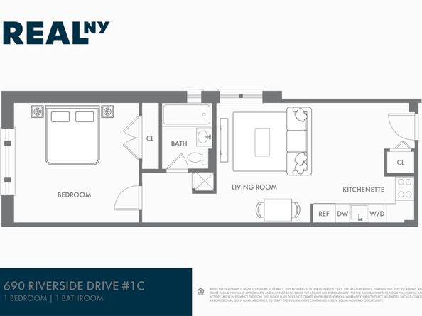 690 Riverside Drive 1C, New York NY 10031