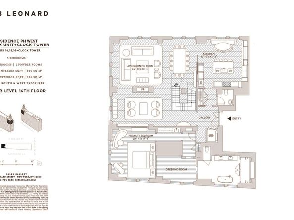 108 Leonard Street PHW, New York NY 10013