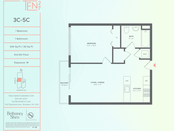 1027 Bushwick Avenue 3C, Brooklyn NY 11221