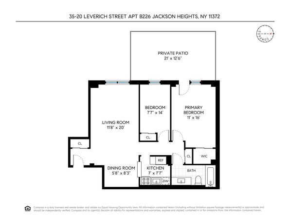 35-20 Leverich Street B226, Queens NY 11372