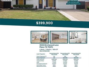 3508  Birchwood Lane , Plano Texas 75074