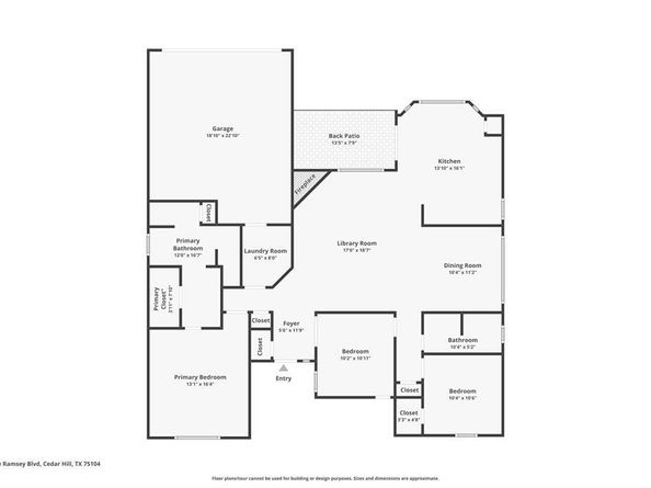 1413  Jesse Ramsey Boulevard , Cedar Hill Texas 75104