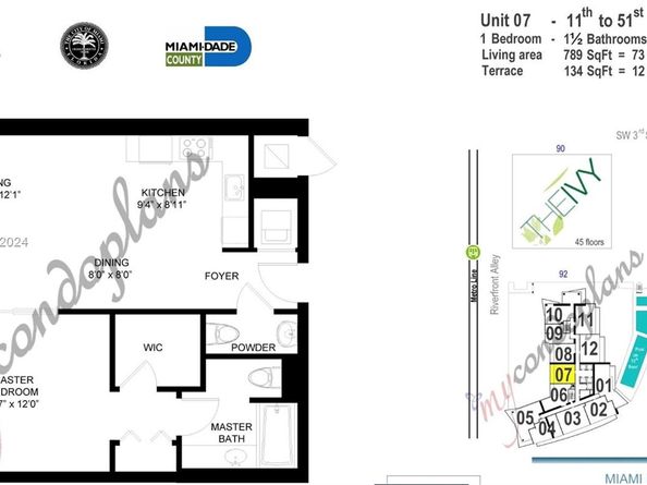 92 SW 3 St 4407, Miami FL 33130