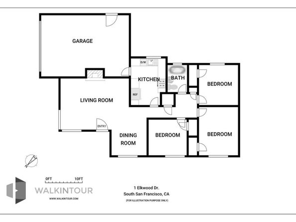 1 Elkwood Drive, South San Francisco CA 94080
