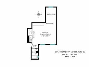 101 Thompson Street 19, New York NY 10012
