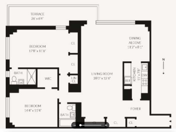 180 West End Avenue 25M, New York NY 10023